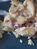 Quiche jambon, Pomme de terre, camembert