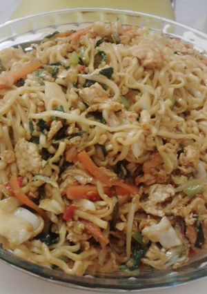 Foto resep mie goreng