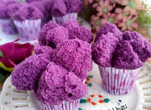Foto resep Bolu Kukus Ubi Ungu Mekar