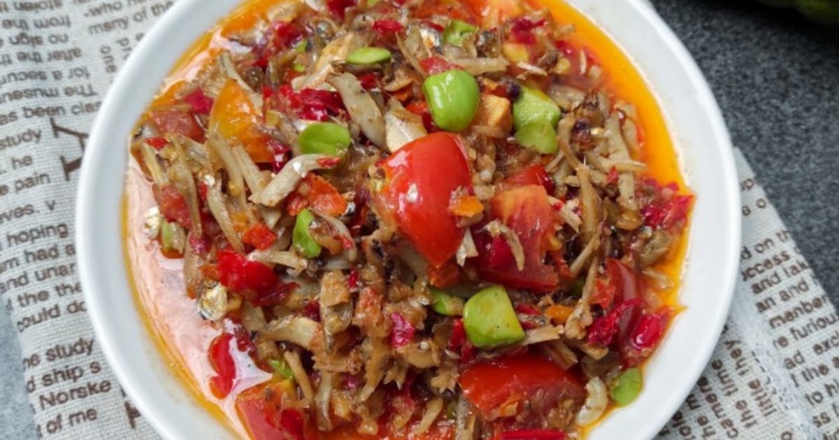 Tumis Teri Petai