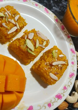 A picture of Mango Kalakand.