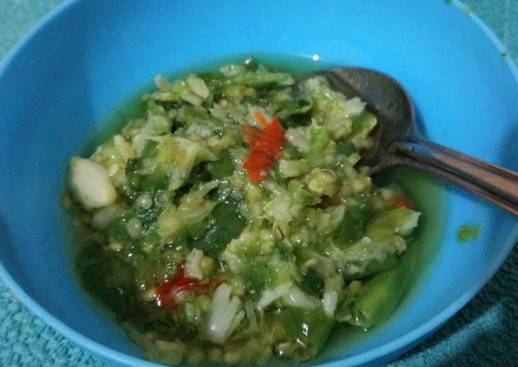 Cara Buat Sambal Goang Gurih Pedassss Murah