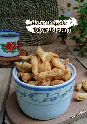 Foto resep 🌺 Kulit Pangsit Telur Goreng