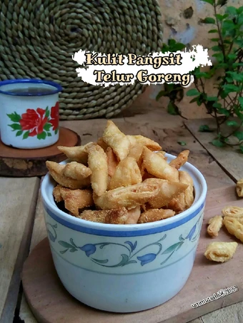 Cara Sederhana Membikin Resep  🌺 Kulit Pangsit Telur Goreng yang Sempurna, Enak Banget