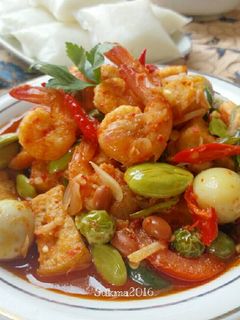 Foto resep Tauco Udang Tahu Pedas