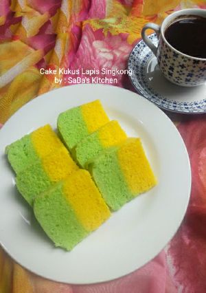 Foto resep Cake Kukus Lapis Singkong