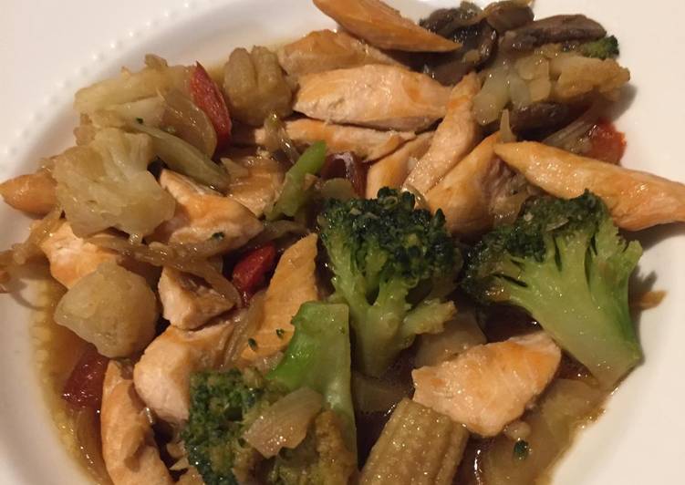 Salmon Cah Teriyaki
