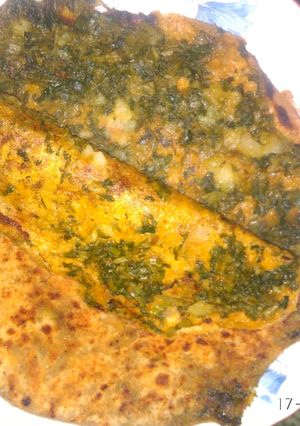 आलू मेथी पराठा (aloo methi paratha recipe in Hindi) रेसिपी मुख्य फोटो