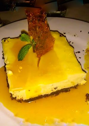Una foto de Cheesecake de Maracuyá