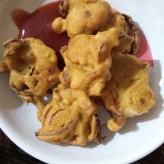 Pyaz pakode A picture of Pyaz pakode.