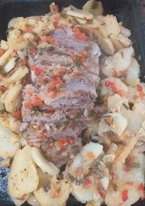 Una foto de Bola de cerdo al horno🤭