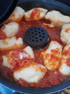 Una foto de Bombas de papa rellenas sin tacc