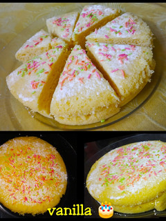 குக்கர் வெண்ணிலா கேக் (Cooker vennila Cake Recipe in Tamil) செய்முறை முக்கிய புகைப்படம்