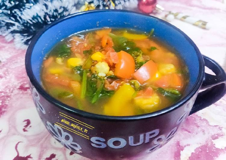 Spinach and Vegetable Soup