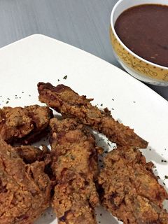 Foto resep Buttermilk Fried Chicken with BBQ Sauce...