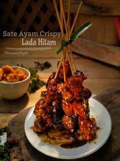 Foto resep Sate Ayam Crispy Lada Hitam