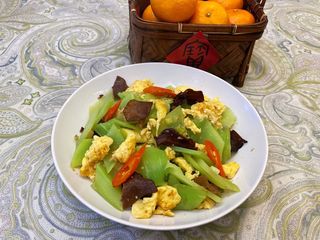 萵筍炒蛋