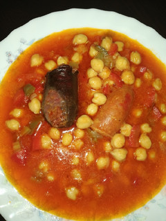 Una foto de Garbanzos con verduritas