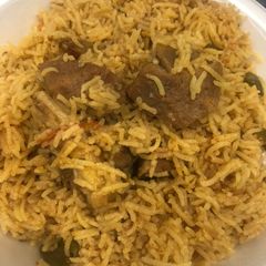 A picture of Mutton pulao.