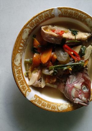 Foto resep Sop ikan kakap