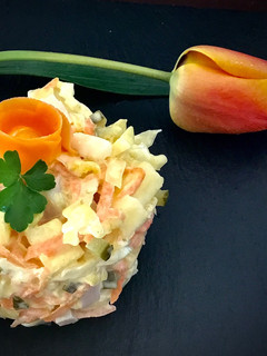 Una foto de Ensalada de col