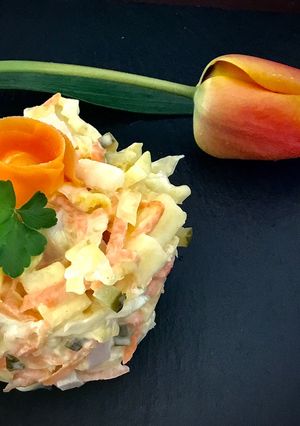 Una foto de Ensalada de col