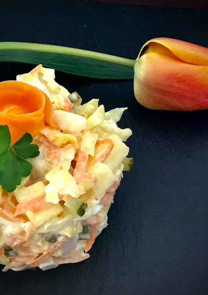 Una foto de Ensalada de col