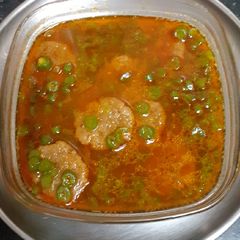 A picture of ફણસી - ઢોકળી નું શાક.