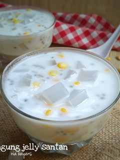 Foto resep Es jagung jelly santan