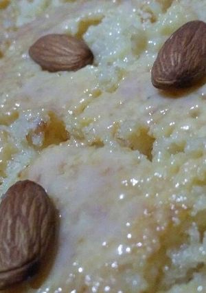 صورة لوصفة بسبوسة