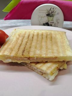 Gluténmentes melegszendvics, kenyér nélkül recept fotója