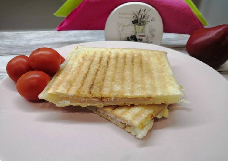 Gluténmentes melegszendvics, kenyér nélkül recept foto