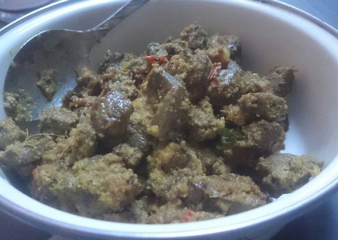 Cara Buat Rendang ati sapi Rumahan