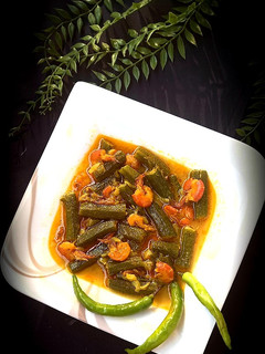 ভেন্ডি চিংড়ির ঝোল রেসিপির প্রধান ছবি