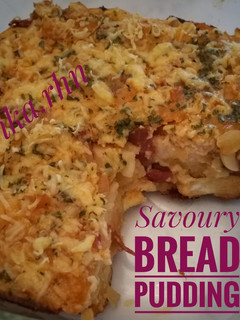 Foto resep Savoury Bread Pudding