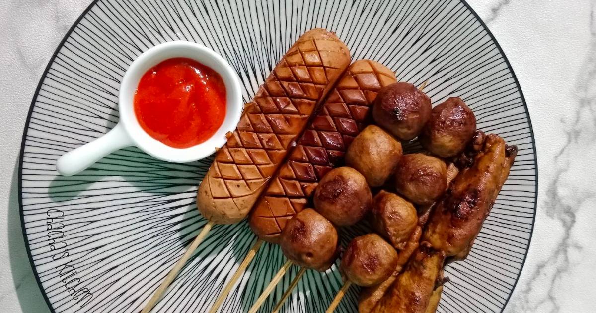 Resep Basota Bakso Sosis Otak² Bakar Oleh Tri Puji Lestari Chacha