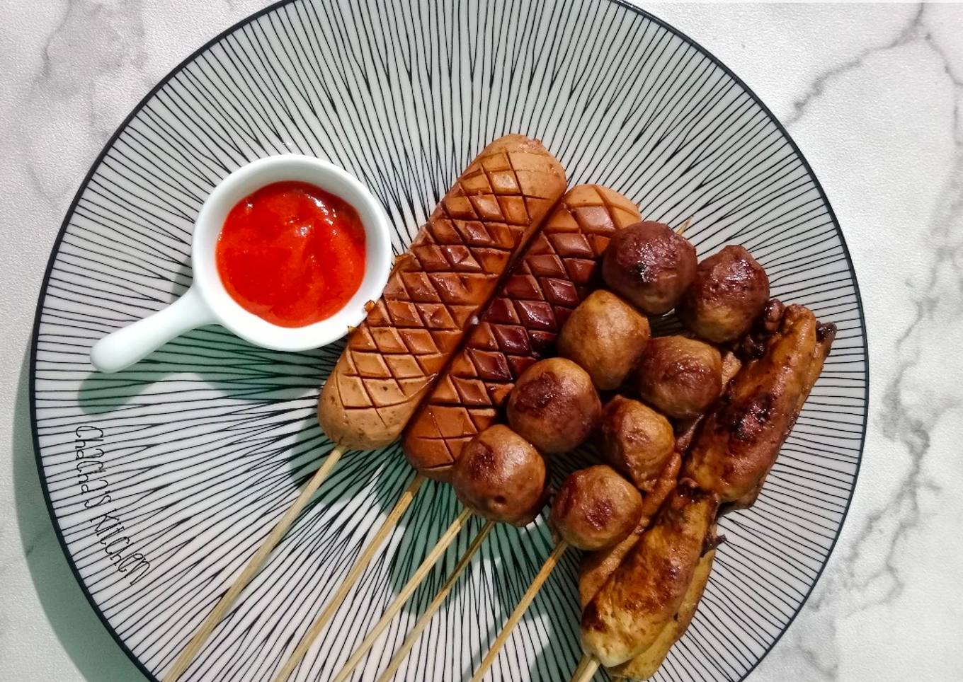 Basota (Bakso, Sosis, Otak²) Bakar