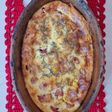 Clafoutis salado y saludable 🇫🇷 tomate cherry y queso 🍅 🧀