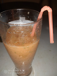 A picture of Cucumber strawberry smoothie#Abjmoms #MyHubFav.