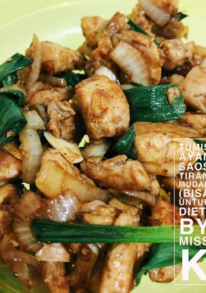Foto resep Tumis ayam saos tiram sangat mudah untuk diet