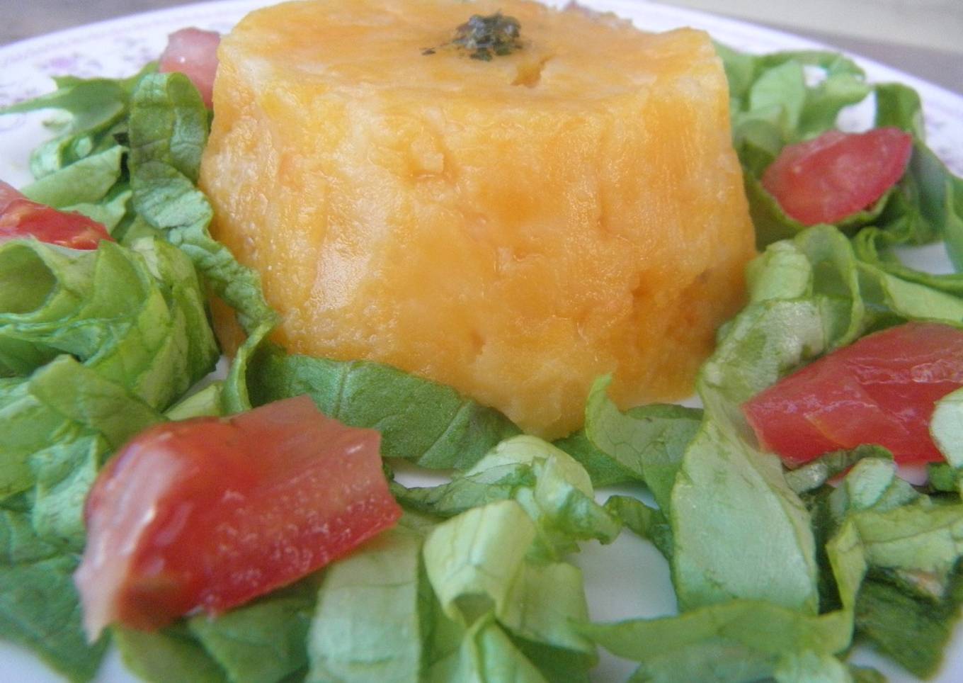 Flan de pollo y calabaza (zapallo)