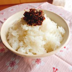 A picture of Okaka  - bonito rice seasoning.