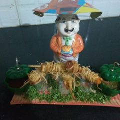 A picture of Paneer spindles.