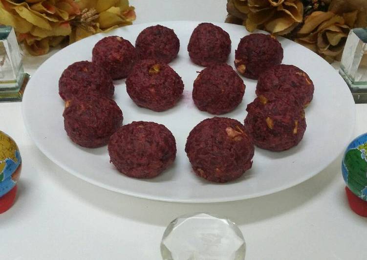 Easiest Way to Make Beetroot Laddus…#healthyjunior in 13 Minutes for Mom
