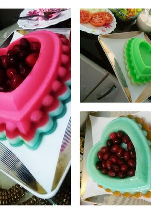 عکسی از دستور ژله رنگارنگ