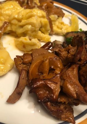 Une photo de Omelette aux girolles