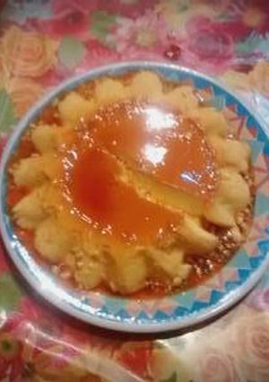 Una foto de Flan casero