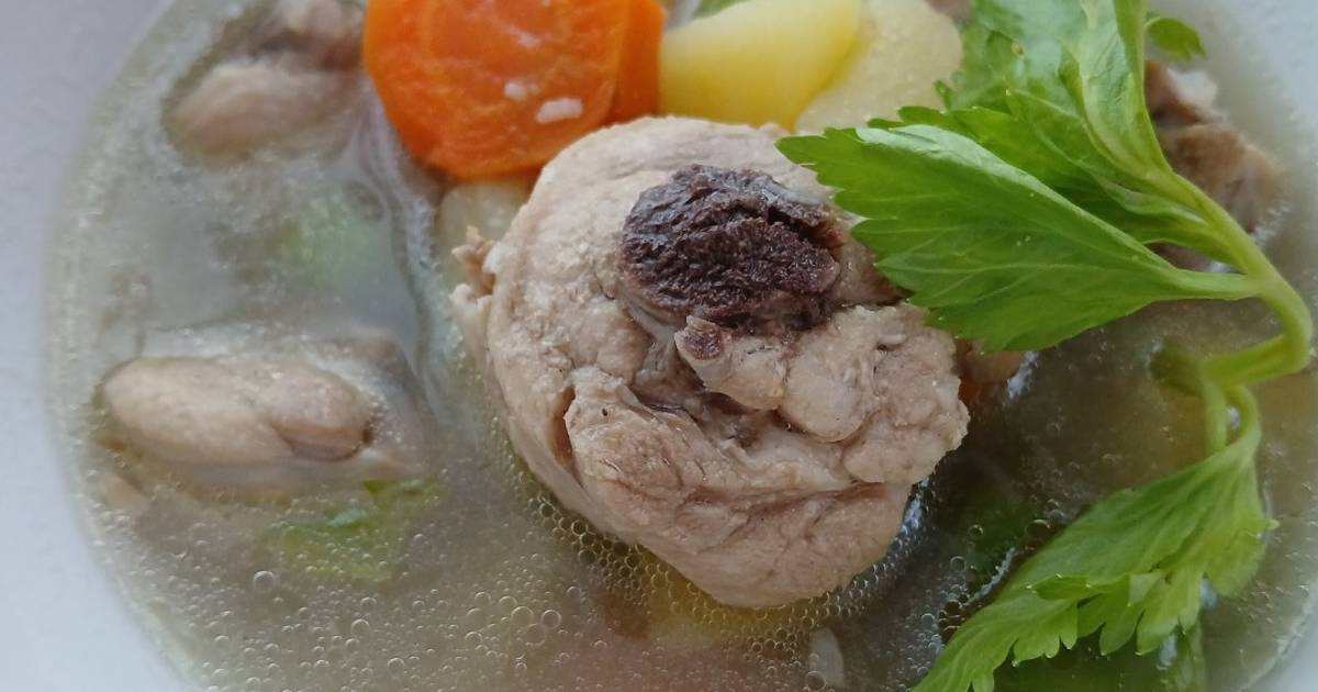 Resep Sop Ayam Ala Pak Min Klaten Paling Praktis dan Simple