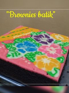 Foto resep Brownies Batik