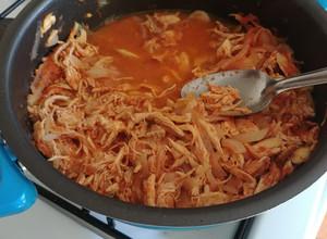 Una foto de Tinga de pollo